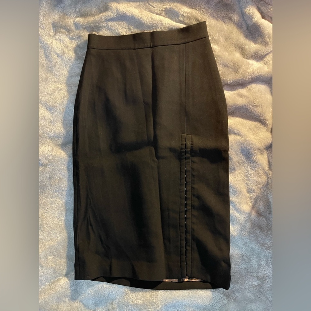 Zara pencil skirt with leopard inside print size Small